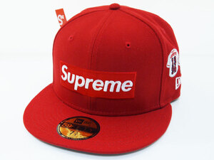 新品 24AW Supreme Jerseys Box Logo New Era ニューエラ キャップ ボックスロゴ Red 7 5/8 60.6cm シュプリーム 24FW FT