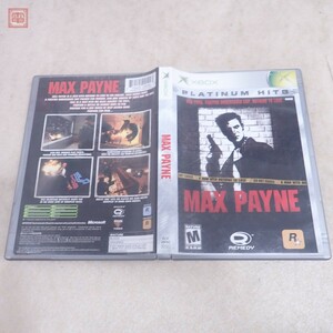 動作保証品 XBOX 北米版 海外版 マックスペイン MAX PAYNE ロックスター Rockstar REMEDY 箱説付【PP