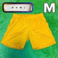 ☆美品☆ mnml ミニマル　ハーフパンツ　M マスタード　ポリエステル100%