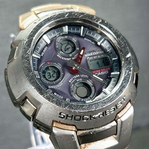 CASIO カシオ G-SHOCK ジーショック The G ザジー GW-1000DJ 腕時計 アナデジ 電波ソーラー 多機能 カレンダー メタルバンド 動作確認済み