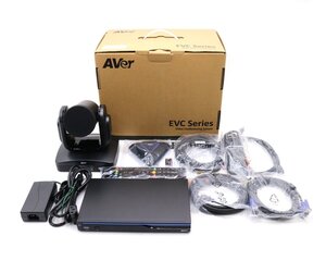 Aver EVC150 単拠点テレビ会議システム エンドポイント H.323/SIP HDMIx1/アナログRGBx1 デュアルモニター表示対応 動作確認済 外箱あり