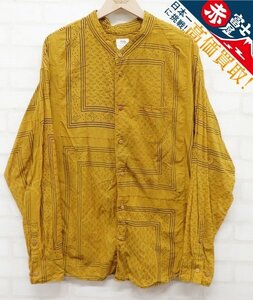 8T8375/visvim KAFKA L/S BANDANA P.W.(N.D.) 0120105011005 バンダナシャツ