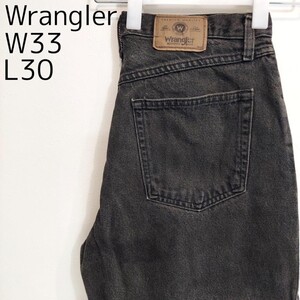 Wrangler ラングラー W33 ブラックデニム ボトム 黒 11135