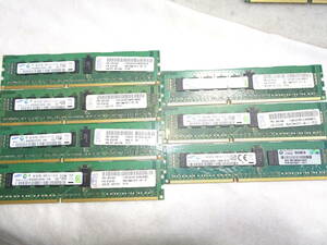 SAMSUNG サーバー用 メモリー DDR3 1333R 1枚4GB×7枚組 両面チップ 合計28GB Registered ECC