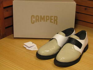 M1△072【CAMPER カンペール】Twins ローファー エナメル&レザー SIZE 39