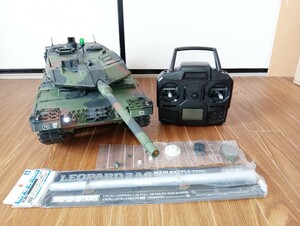 TAMIYA タミヤ　1/16RC ドイツ レオパルト2A6 フルオペレーション