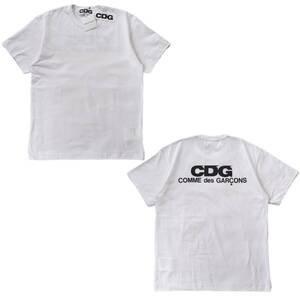 CDG COMME des GARONS/シーディージー/コムデギャルソン/BACKPRINT LOGO T-SHIRT/バックロゴTシャツ/SIZE L/新品タグ付き