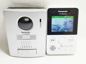 送料無料 即決有 パナソニックPanasonicワイヤレス インターホン 親機VL-MGD10増設 子機VL-VG560L ワイヤレステレビドアホン セキュリティ