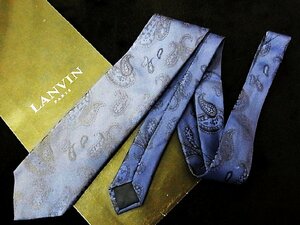 ♪今週の特売980円～♪1812♪状態並品【LANVIN】ランバン【ペイズリー 柄】ネクタイ♪