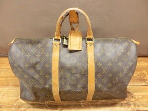 【NA-3747】ルイヴィトン LOUIS VUITTON バッグ ボストンバッグ キーポル50 モノグラム M41426 カデナ321付 東京引取可【千円市場】