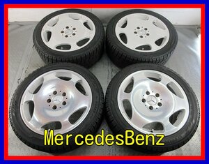 ■中古タイヤホイール■　Mercedesbenz 純正 17インチ 7.5J +46 5H 112 YOKOHAMA iG60 225/45R17 91Q ポリッシュ 冬 ST 激安 送料無料 J48