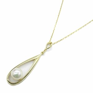 ミキモト アコヤパール 6.5mmネックレス ブランドオフ MIKIMOTO K18（イエローゴールド） ネックレス K18YG 中古 レディース