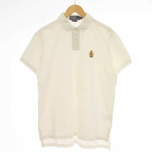 ポロ バイ ラルフローレン Polo by Ralph Lauren CUSTOM FIT ポロシャツ 半袖 L 白 ホワイト /KQ メンズ