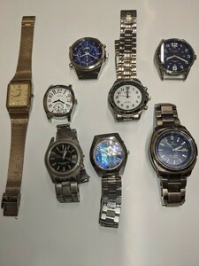 腕時計　ジャンクいろいろ8本　閉店時計店より　1円〜　　 SEIKO　オシアナス　マーシャル　オリエント