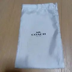 COACH サテン フラグメントケース ホワイト