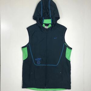 NIKE ナイキ　ベスト　フード付き　フルジップ　DRI-FIT スポーツ　VAPOR メンズ　Mサイズ　34-46a