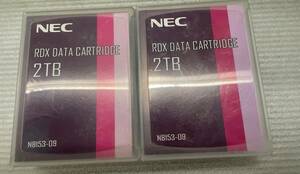 5219 ● NEC RDX DATA CARTTIDGE 2TB N8153-09 計2