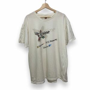 送料無料☆00s☆Microsoft☆Windows☆企業ロゴTシャツ☆両面☆白☆XL