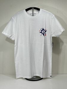 VOLCOM ボルコム AF522101WHT メンズ Sサイズ 半袖Tシャツ アメリカ風な バックプリントティー ホワイト色 ヴォルコム 新品 即決 送料無料