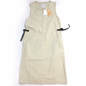 23AW【タグ付・新品】GRAMICCI CANVAS MID-LENGTH DRESS 定価16,500円 M DUSTY GREIGE G3FW-J081 グラミチ キャンバスミッドレングスドレス