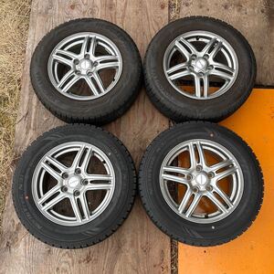 WAREN HOT STUFF 195/65R15 ET +43 6J 5穴 PCD 114.3 ice GUARD IG60 NorthTrek N3i バリ山 美品 4本セット ノア VOXY ステップワゴン