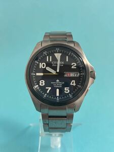 ★美品　CITIZEN シチズン PROMASTER プロマスター エコ・ドライブ 電波時計 ランドシリーズPMD56-2952 メンズ