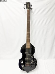 EDWARDS エドワーズ ESP バイオリンベース エレキベース ブラック 弦楽器 現状品 1805G6.