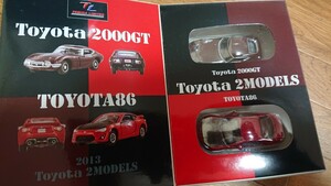 TOMICA LIMITED toyota 2MODELS Toyota 2000GT TOYOTA86 トヨタ トミカリミテッド