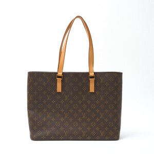 LOUIS VUITTON ルイヴィトン ルコ M51155 ビジネス ショルダーバッグ ブリーフケース モノグラム×レザー ブラウン×ゴールド レディース