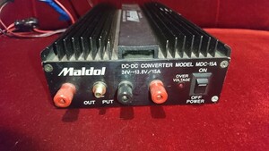 マルドル24V→13.8V/15A DC-DCコンバーター MDC-15A トラック バス キャンピングカー