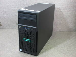 【※HDD無し】HP ProLiant ML30 Gen9 / Xeon E3-1240v6 3.70GHz / 8GB / DVD-ROM / SmartアレイP440 / No.V117