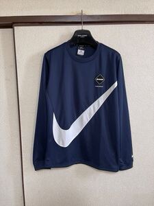 【良品】 FCRB NIKE f.c real bristol エフシーレアルブリストル ナイキ SOPHNET ソフネットDRI-FIT GAME JERSEY カットソー Tシャツ NAVY