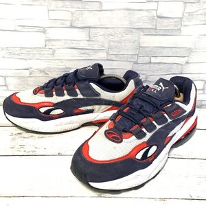 R6024bL PUMA プーマ Cell Venom セルベノム トリコ メンズ 27.5cm ネイビー×グレー×レッド スニーカー靴 シューズ 36935403 