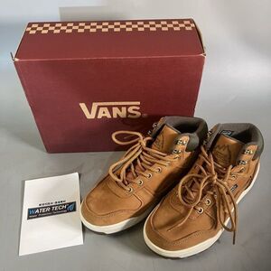 G2-052 VANS トレッキングシューズ 防水 WATER-TECH 25㎝位 ブラウン 茶系 美品