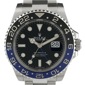 ロレックス ROLEX GMTマスター 2 126710BLNR 腕時計 SS 自動巻き ブラック メンズ 【中古】