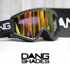 【新品】24 DANG SHADES ゴーグル NEW ORIGINAL - MATTE BLACK - HIGH CONTRAST CHAMPAGNE GOLD MIRROR 正規品 ジャパンフィット