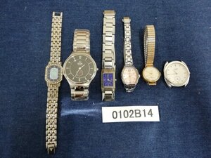 0102B14　腕時計　文字盤　ジャンク品　おまとめ6点　ELGIN　SEIKOセイコー　HILTON など ※動作未確認