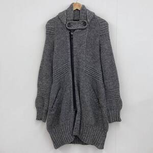 2007AW UNDERCOVER アルパカ混 変形 立体 ニット コート 霜降りグレー アンダーカバー ロング カーディガン VINTAGE archive 4010308