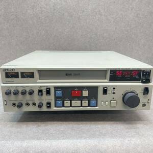 Y3006★SONY SVO-9600.ビデオカセットレコーダー S-VHS 業務用 ソニー 通電のみ確認　現状品
