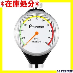 Pronese ゴム硬度計 Aタイプ 測定範囲0-100HA 標準型 文字盤が色付き 809