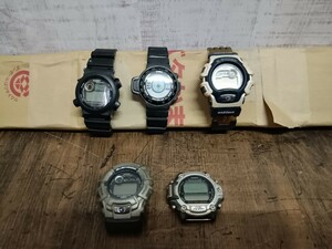 CASIO 腕時計 まとめ　CPW-100　PRT-30 DW-8600 G-2110V Gショック カシオ　ジャンク