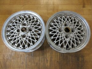 旧車 当時物 IMPUL PRO-MESH インパル 3ピース ホイール 2本 4H-114.3 14インチ 6J+33 AE86 レビン トレノ S15 シルビア C33 ローレル 他