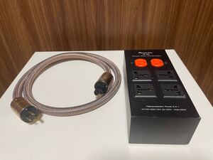 Accuphase 40th 電源ケーブル　オーディオ　タップ