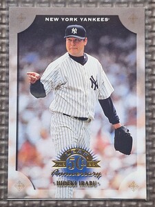 1998 Donruss Leaf 50th Anniversary #58 HIDEKI IRABU New York Yankees Lotte Orions Chiba Lotte Marines