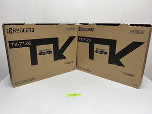 C-178【新品・1箱やぶれあり】京セラ　KYOCERA　トナーキット　ブラック　TK-7126　K　1色2箱セット　純正