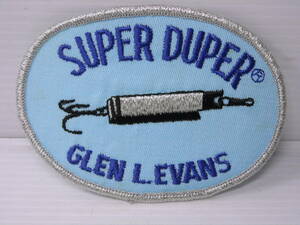 エバンス　スーパーデューパー　ワッペン　GLEN L.EVANS SUPER DUPER