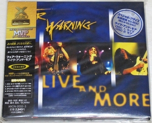 ☆ フェア・ウォーニング FAIR WARNING ライヴ・アンド・モア LIVE AND MORE 初回限定 2枚組 デジパック仕様 日本盤 XRCN-2032-3 新品同様