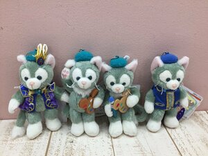 ◇ディズニー TDS ジェラトーニ ぬいぐるみバッジ 4点 タグ付き 9X44 【60】