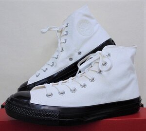 ★2023秋冬★CONVERSE ALL STAR US BLACKBOTTOM HI（コンバース　オールスター　ＵＳ　ブラックボトム　ＨＩ）ホワイト/ブラック26.0