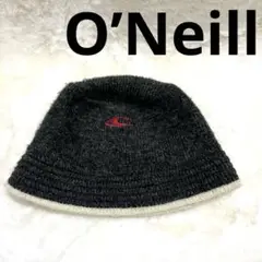 【希少】O’Neill ウールハット アクリル 刺繍ロゴ メンズ